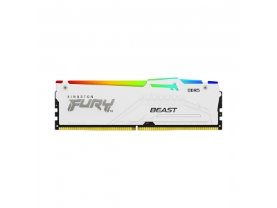 Комплект модулей памяти Kingston FURY Beast White RGB EXPO KF552C36BWEAK2-32 DDR5 32GB (Kit 2x16GB)