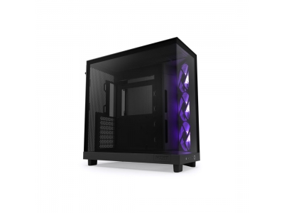 Компьютерный корпус NZXT H6 Flow RGB CC-H61FB-R1 Black без Б/П