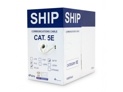 Кабель сетевой SHIP D155-P Cat.5e SF/UTP 30В PVC