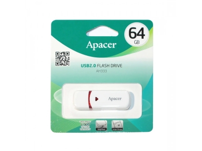 USB-накопитель Apacer AH333 64GB Белый