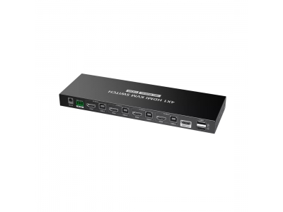 Переключатель HDMI KVM LENKENG LKV441 (4K, 4x1)