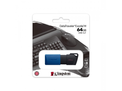 USB-накопитель Kingston DTXM/64GB 64GB Синий