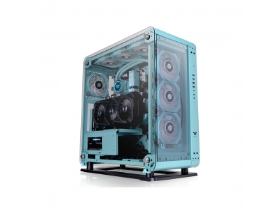 Компьютерный корпус Thermaltake Core P6 TG Turquoise без Б/П