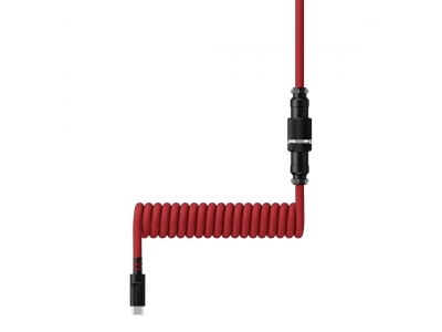 Провод для механической клавиатуры HyperX USB-C Coiled Cable Red-Black 6J677AA