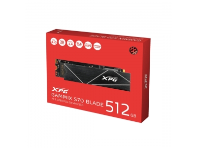 Твердотельный накопитель SSD ADATA XPG Gammix S70 Blade 512GB M.2