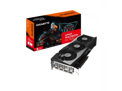 Видеокарта Gigabyte (GV-R76GAMING OC-8GD) Radeon RX 7600 GAMING OC 8G