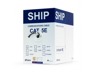 Кабель сетевой SHIP D106 Cat.5e UTP 30В PE