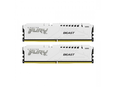 Комплект модулей памяти Kingston FURY Beast White EXPO KF552C36BWEK2-32 DDR5 32GB (Kit 2x16GB) 5200M