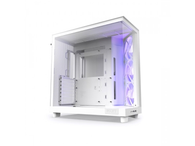 Компьютерный корпус NZXT H6 Flow RGB CC-H61FW-R1 White без Б/П