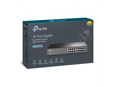 Коммутатор TP-Link TL-SG1016PE PoE+