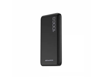 Портативный внешний аккумулятор Awei P28K Power Bank 10000mAh Черный