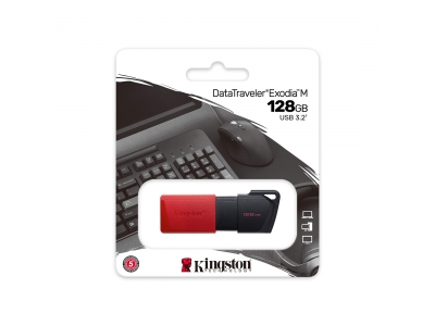 USB-накопитель Kingston DTXM/128GB 128GB Красный