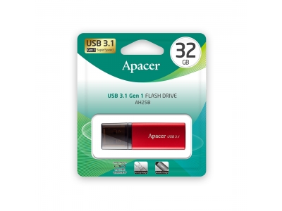 USB-накопитель Apacer AH25B 32GB Красный