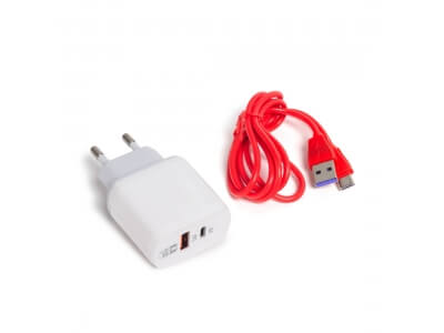 Универсальное зарядное устройство LDNIO A2421C 22.5W USB, USB Type-C Белый