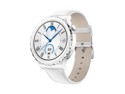 Смарт часы Huawei Watch GT 3 Pro FRG-B19 42mm White Leather Strap