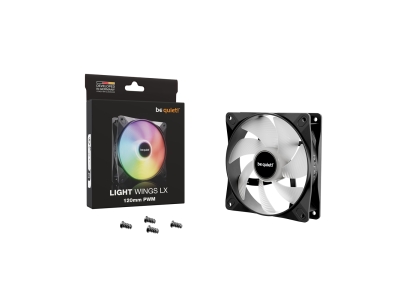 Вентилятор для компьютерного корпуса Bequiet! Light Wings LX 120mm PWM