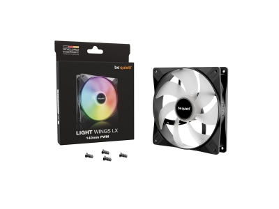 Вентилятор для компьютерного корпуса Bequiet! Light Wings LX 140mm PWM