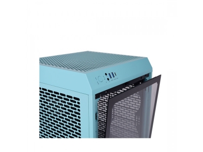 Компьютерный корпус Thermaltake The Tower 200 Turquoise Mini Chassis без Б/П