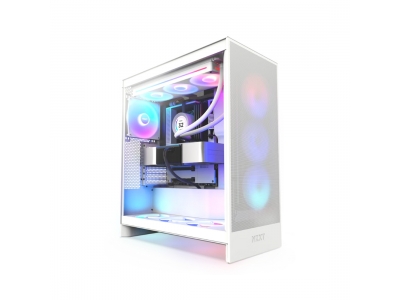 Компьютерный корпус NZXT H7 Flow RGB CM-H72FW-R1 White без Б/П