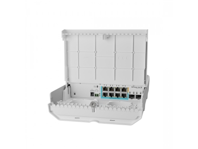 Коммутатор MikroTik CSS610-1Gi-7R-2S+OUT