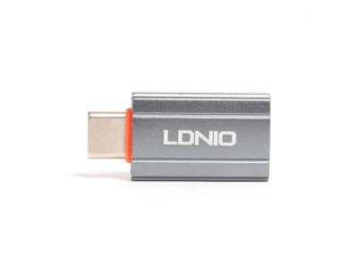 Переходник LDNIO LC140 USB A на USB Type-C Адаптер Серый