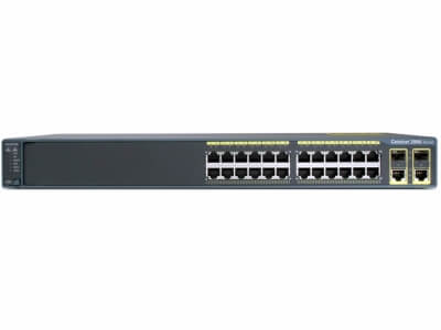 Cisco Catalyst 2960 24 10/100 + 2T/SFP LAN Base Image	