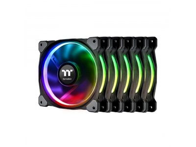 Кулер для компьютерного корпуса Thermaltake Riing Plus 12 RGB (5-Fan Pack)