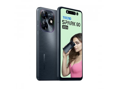 Мобильный телефон TECNO SPARK Go 2024 (BG6) 64+4 GB Gravity Black