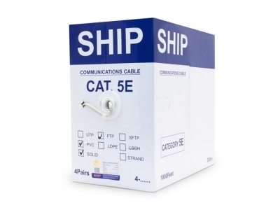 Кабель сетевой SHIP D145-P Cat.5e FTP 30В PVC