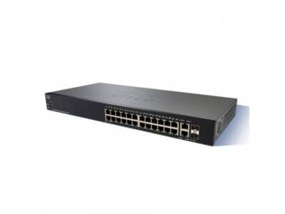 Коммутатор Cisco SG250-26-K9-EU (10/100/1000 Mbit, 2 SFP порта) 