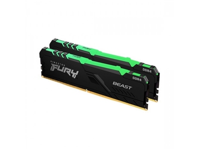 Комплект модулей памяти Kingston FURY Beast RGB KF436C17BBAK2/16 DDR4 16GB (Kit 2x8GB) 3600MHz