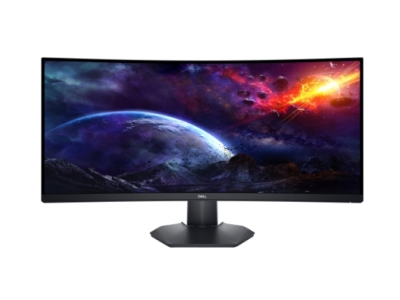 Dell 34 Curved Gaming Monitor - S3422DWG - 86.4cm (34’’)/ WQHD (3440 x 1440 ) VA/21:9/ DP, HDMI, USB 3.2/ AMD FreeSync/3Yw