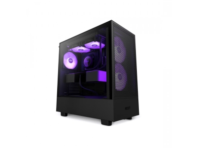 Компьютерный корпус NZXT H5 Flow RGB CC-H51FB-R1 Black без Б/П