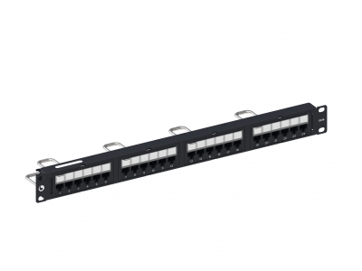 Patch-panel NETCONNECT® DM 24 port. Cat.6 UTP 1U