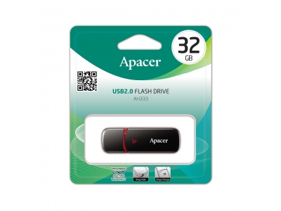 USB-накопитель Apacer AH333 32GB Чёрный