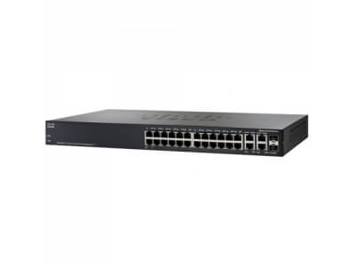 Коммутатор Cisco Small Business SF300-24PP (10/100 Mbit) SF300-24PP-K9-EU