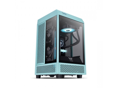 Компьютерный корпус Thermaltake The Tower 100 Turquoise без Б/П