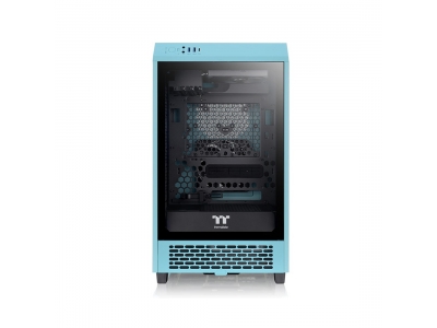 Компьютерный корпус Thermaltake The Tower 200 Turquoise Mini Chassis без Б/П