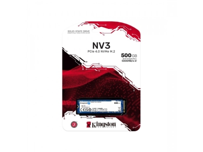 Твердотельный накопитель SSD Kingston NV3 SNV3S/500G M.2 NVMe PCIe 4.0x4