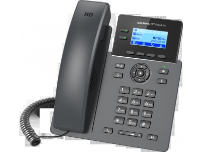 Grandstream GRP2602, Carrier-Grade IP Phones, 2 lines, 4 SIP accounts, Dual 10/100 Mbsps Ethernet ports, HD audio (With PSU)