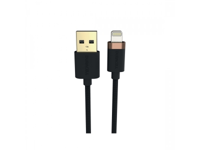 Интерфейсный кабель Duracell USB7012A USB-A to Lightning Черный