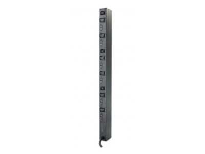 Rack PDU, Basic, Zero U, 22kW, 230V, (6) C19 & (3) C13