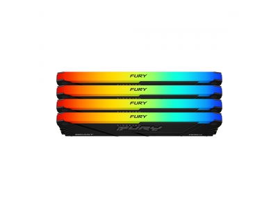 Комплект модулей памяти Kingston FURY Beast RGB KF432C16BB2AK4/128 DDR4 128GB (Kit 4x32GB) 3200MHz