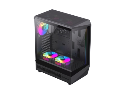Компьютерный корпус Gamemax Vista COC AB Black без Б/П