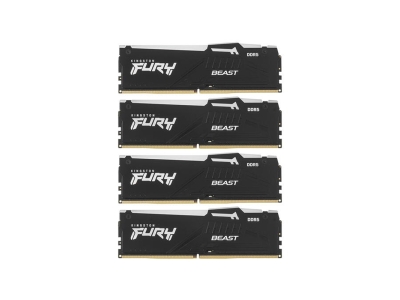 Комплект модулей памяти Kingston FURY Beast RGB XMP KF556C40BBAK4-128 DDR5 128GB (Kit 4x32GB) 5600MH