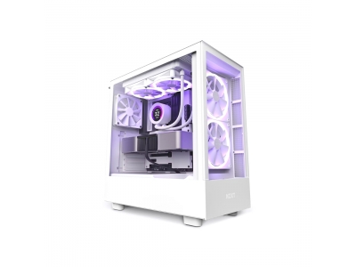 Компьютерный корпус NZXT H5 Elite CC-H51EW-01 White без Б/П