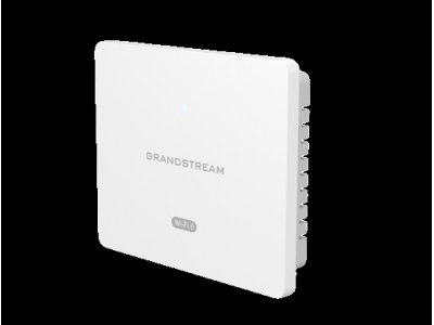 Grandstream GWN7604, Внутренняя точка доступа Wi-Fi 6 AX3000, 2x2:2 2.4G, 3x3:2 5G, 1x GbE PoE, 2x GbE с PSE, 1x GbE, покрытие до 100 м, до 256 беспроводных клиентов, агрегатная беспроводная пропускная способность до 3 Гбит/с.
