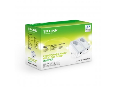 Комплект Powerline адаптеров TP-Link TL-PA4010PKIT