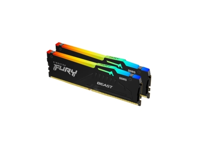 Комплект модулей памяти Kingston FURY Beast KF560C36BWEAK2-64 DDR5 64GB (Kit 2x32GB) 6000MHz