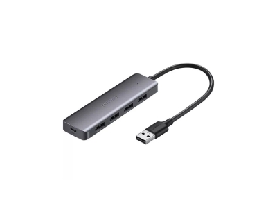 Мультифункциональный адаптер Ugreen CM219/50985 USB3.0A 4 в 1 Серый